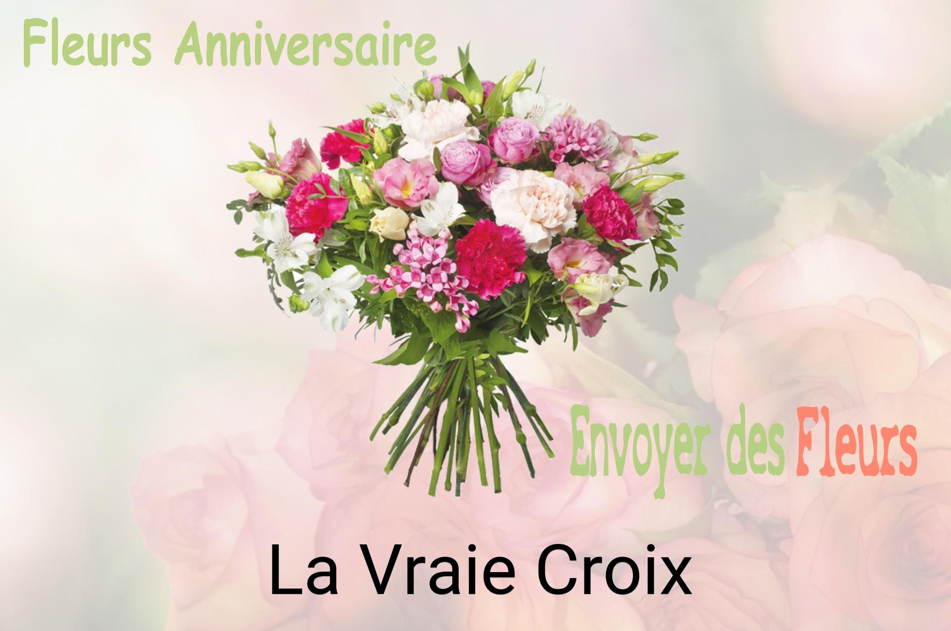 Bouquet de fleurs d’anniversaire livré à La Vraie-Croix