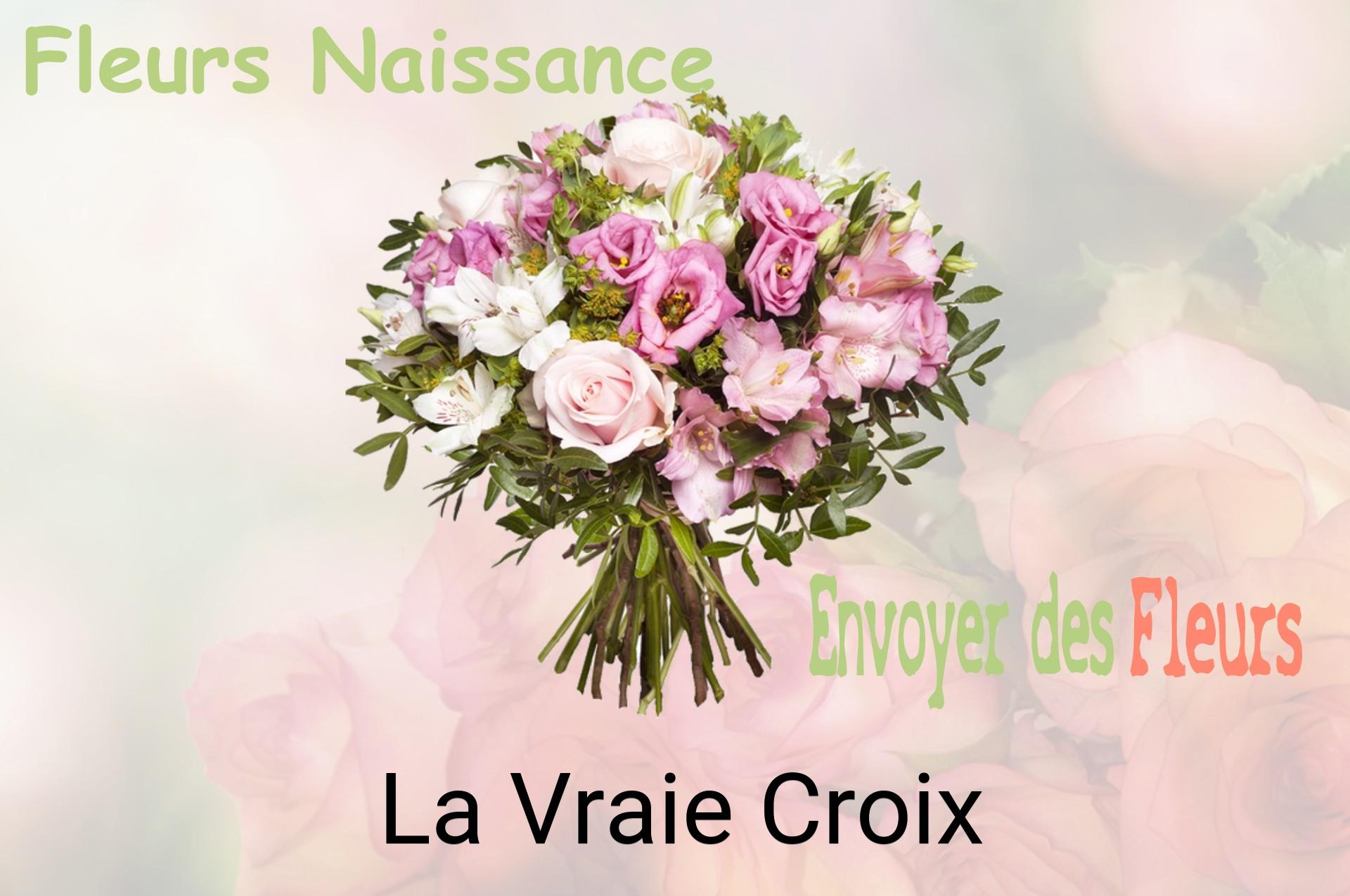 Bouquet de fleurs de naissance livré à La Vraie-Croix